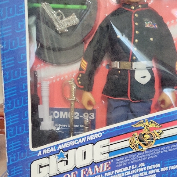 GI Joe A Real American Hero Dress Marine Gung-Ho Hall Of Fame Hasbro 1992